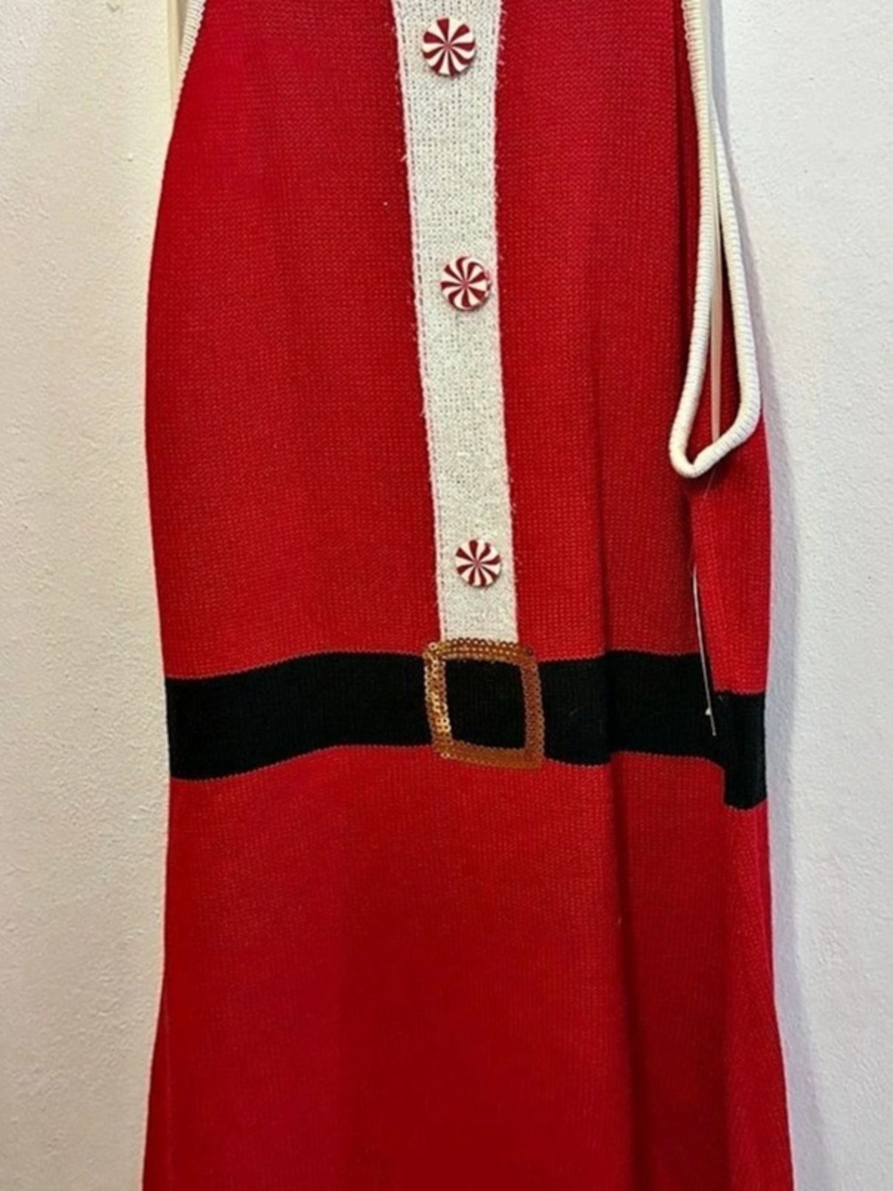No Boundaries Red White Maxi Dress Size XXL/2X NWT